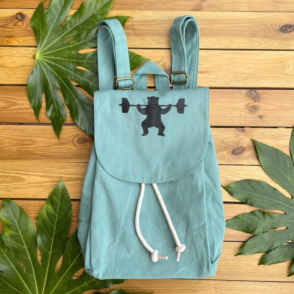 bear weightlifting backpack mint