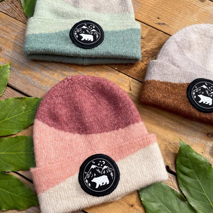 THREE BEANIE HATS