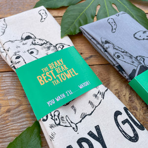 PAIR OF TEA TOWELS WITH PACKAGING