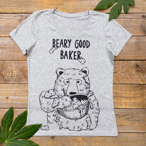 beary good baker tshirt