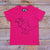pink cub napping childrens t-shirt