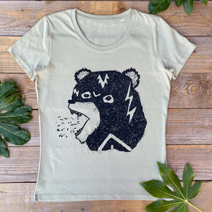 mexican wrestle mask bear tshirt