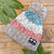 pastel bobble hat