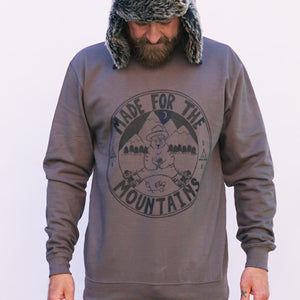 bear mountains jumper charcoal