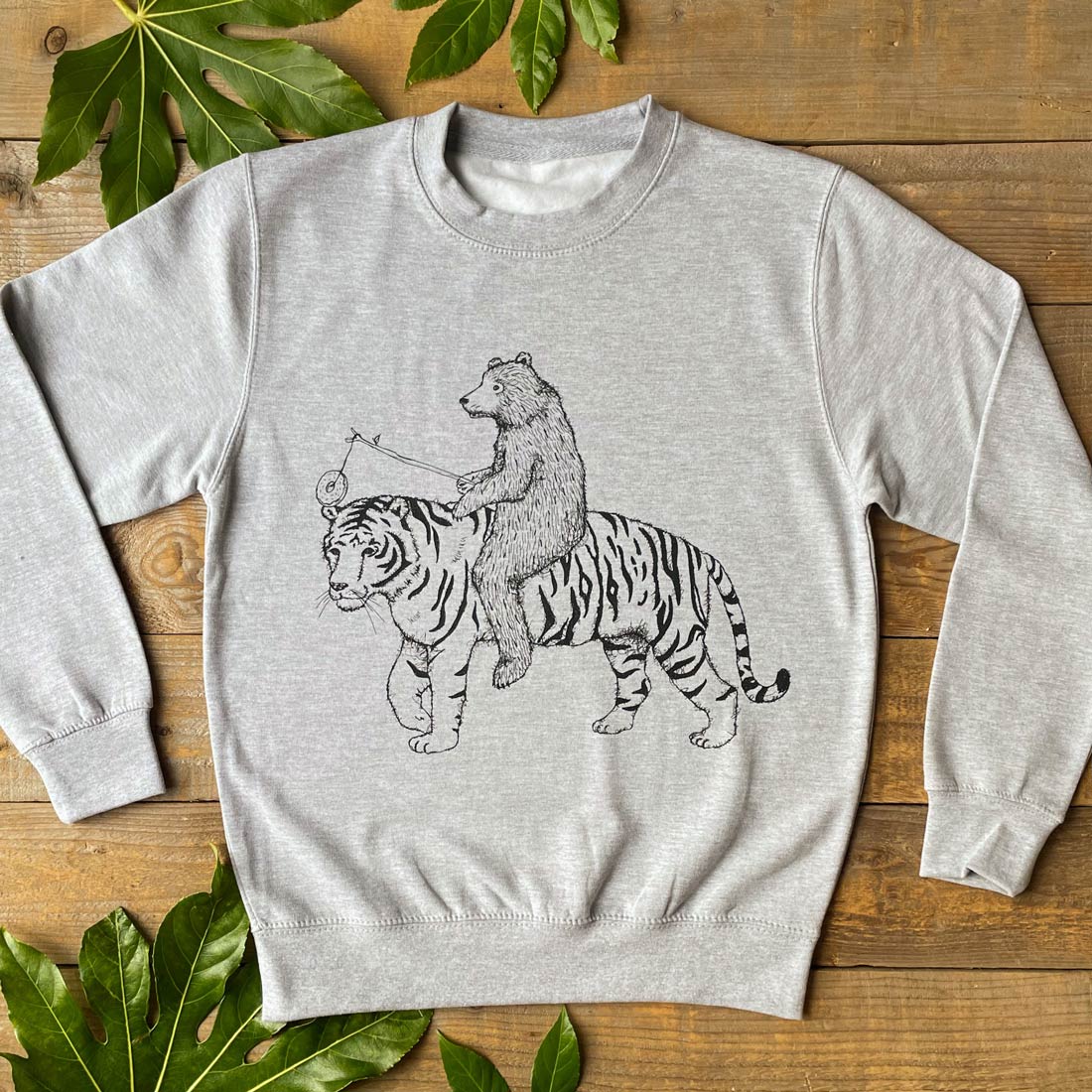 White on sale tiger jumper