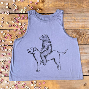 labrador vest grey