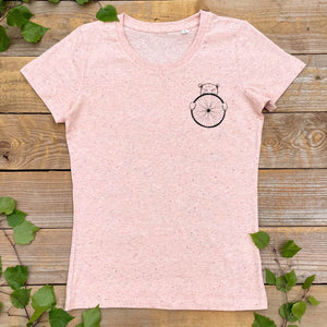 bear and bike wheel tee