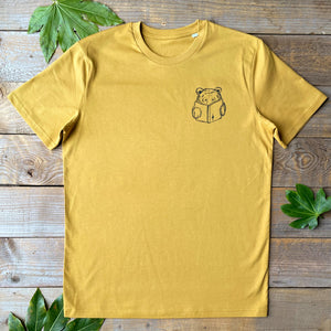 BEAR AND BOOK TSHIRT MENS