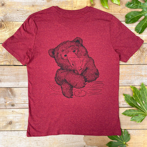'Cocktail Bear' T-Shirt FRONT AND BACK PRINT