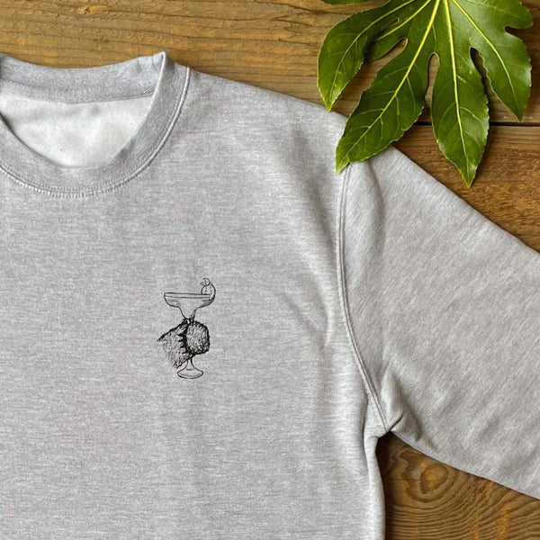 jumper with bear and cocktail