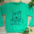 bear eating christmas dinner