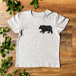 walking bear childrens t-shirt
