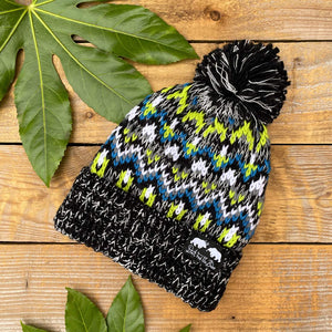 black bear bobble hat