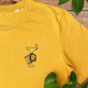 'Cocktail Bear' T-Shirt FRONT AND BACK PRINT