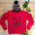 christmas dinner jumper red