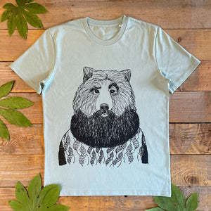 BEAR WITH BEARD TSHIRT